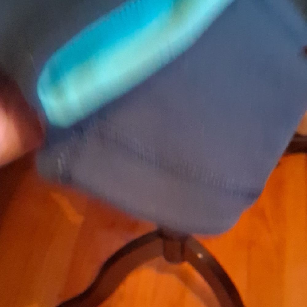 LULULEMON Blue/Green Leggings Patterned Band SIZE 4 - Picture 7 of 8